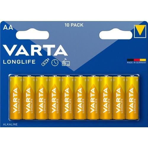 VARTA Longlife Aa  Alkalin Kalem Pil 10'lu Paket