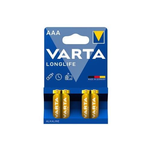Varta Longlife Ince Pil 4'lü Aaa