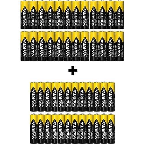 Varta Super Heavy Duty 48'li Özel Pil Paketi ( 24'lü Aa Kalem Pil 24 'lü Aaa Ince Kalem Pil )