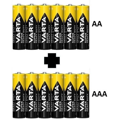 Varta Süperlife 16'li Özel Pil PAKETI(8AA+8AAA)