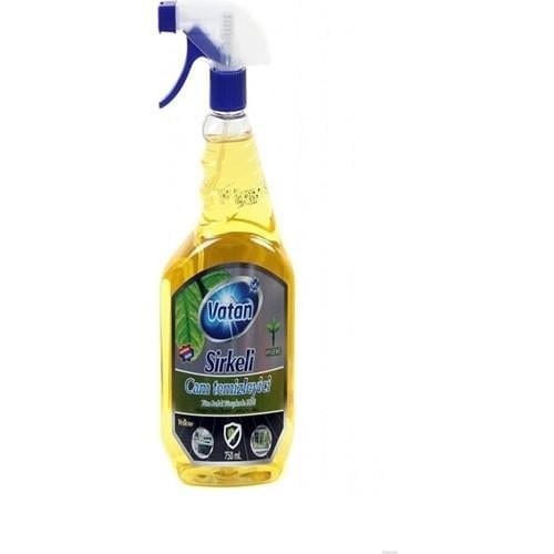Vatan Sirkeli Cam Temizleyici Sprey Sarı 750 ml