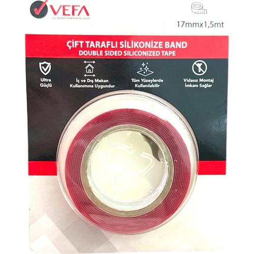 Vefa Çift Taraflı Silikonize Band 17 mm x 1.5 cm