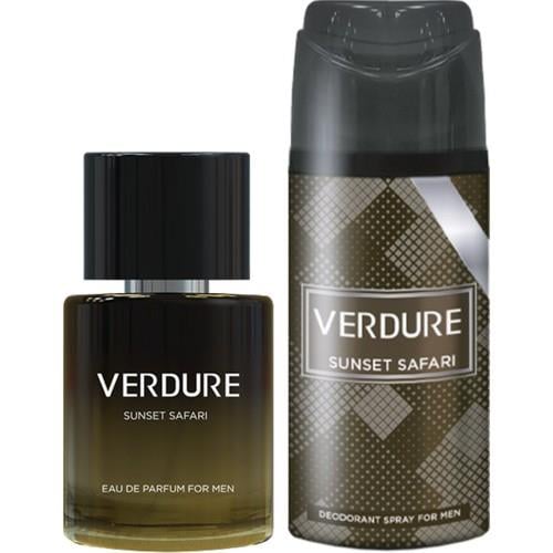 Verdure Sunset Safari Erkek Parfüm + Deodorant 2'li Set
