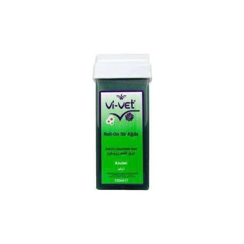 Vi-Vet Roll-On Azulen Ağda - Hassas Ciltler İçin 100 ml Yeşil Doğal Reçine ile Yumuşak ve Etkili Epilasyon