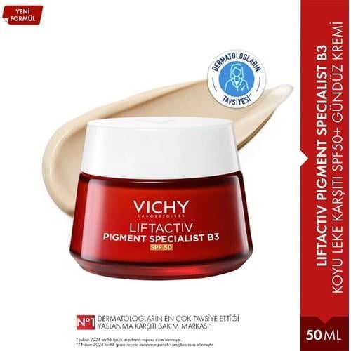 Vichy Liftactiv B3 Koyu Leke Karşıtı Krem 50SPF 50ML