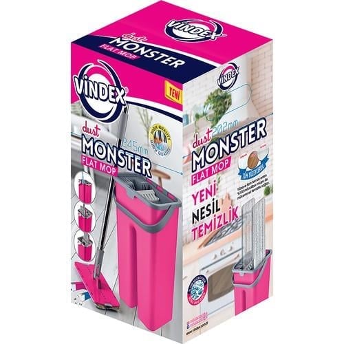 Vindex Dust Monster Flaster Mop Temizlik Seti