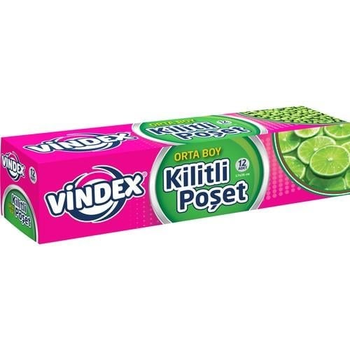 Vindex Kilitli Buzdolabı Poşeti Orta Boy