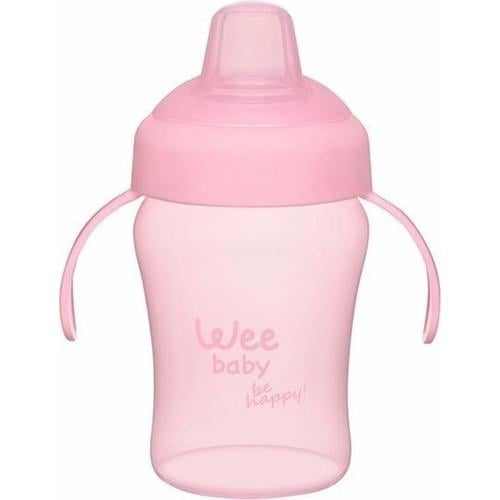 Wee Baby Colurful Akıtmaz Kulplu Antikolik Bardak 240 ml 775 Pembe