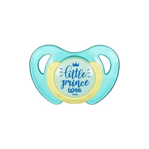 Wee Baby Desenli Kelebek Damaklı Emzik No:2 6-18 Ay Mavi