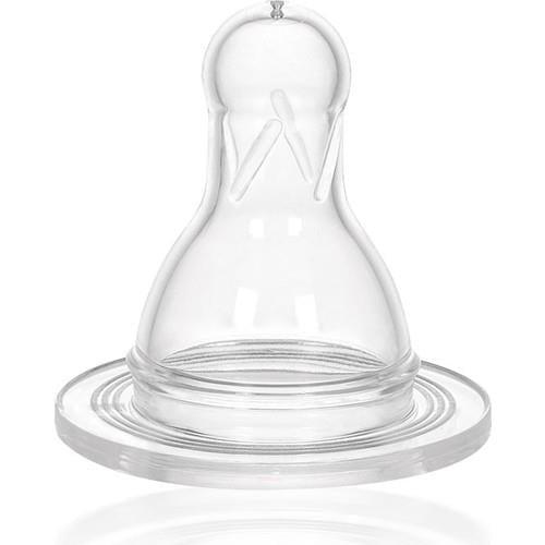 Wee Baby Yuvarlak Uçlu Silikon Biberon Emziği Normal Akış No:2 6-18 Ay