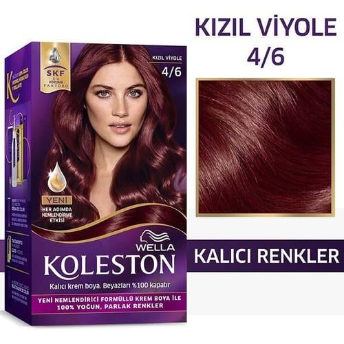 Wella Koleston Kit Saç Boyası 4/6 Kızıl Viyole