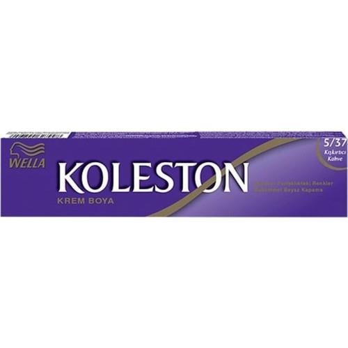 Wella Koleston Saç Boyası - Kışkırtıcı Kahve 5/37, Canlı Renkler ve Uzun Süre Kalıcı Parlaklık
