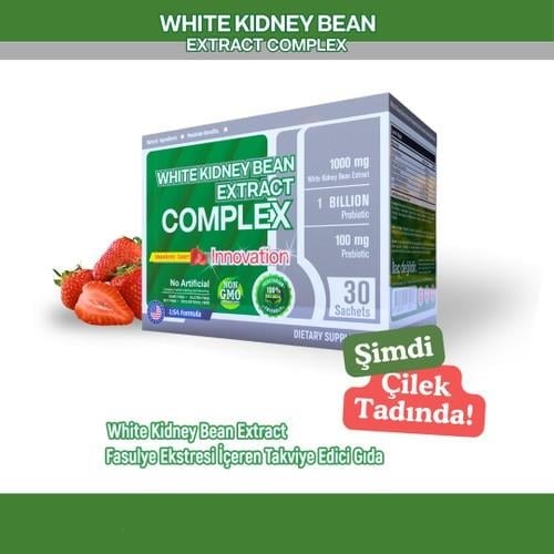 White Kidney Bean Extract Complex 30 Saşe Bitki Ekstreli Prebiyotik ve Probiyotik Takviye Gıda Yetişkin