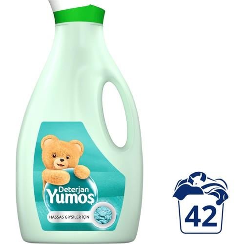 Yumoş Sıvı Deterjan Hassas Giysiler İçin İpeksi Bakım 2520 ml