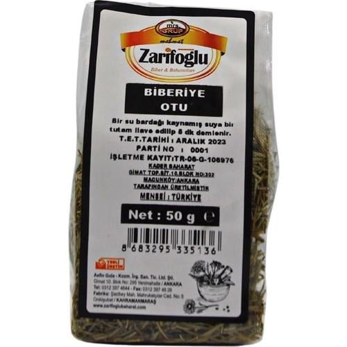 Zarifoğlu Biberiye Otu 50GR