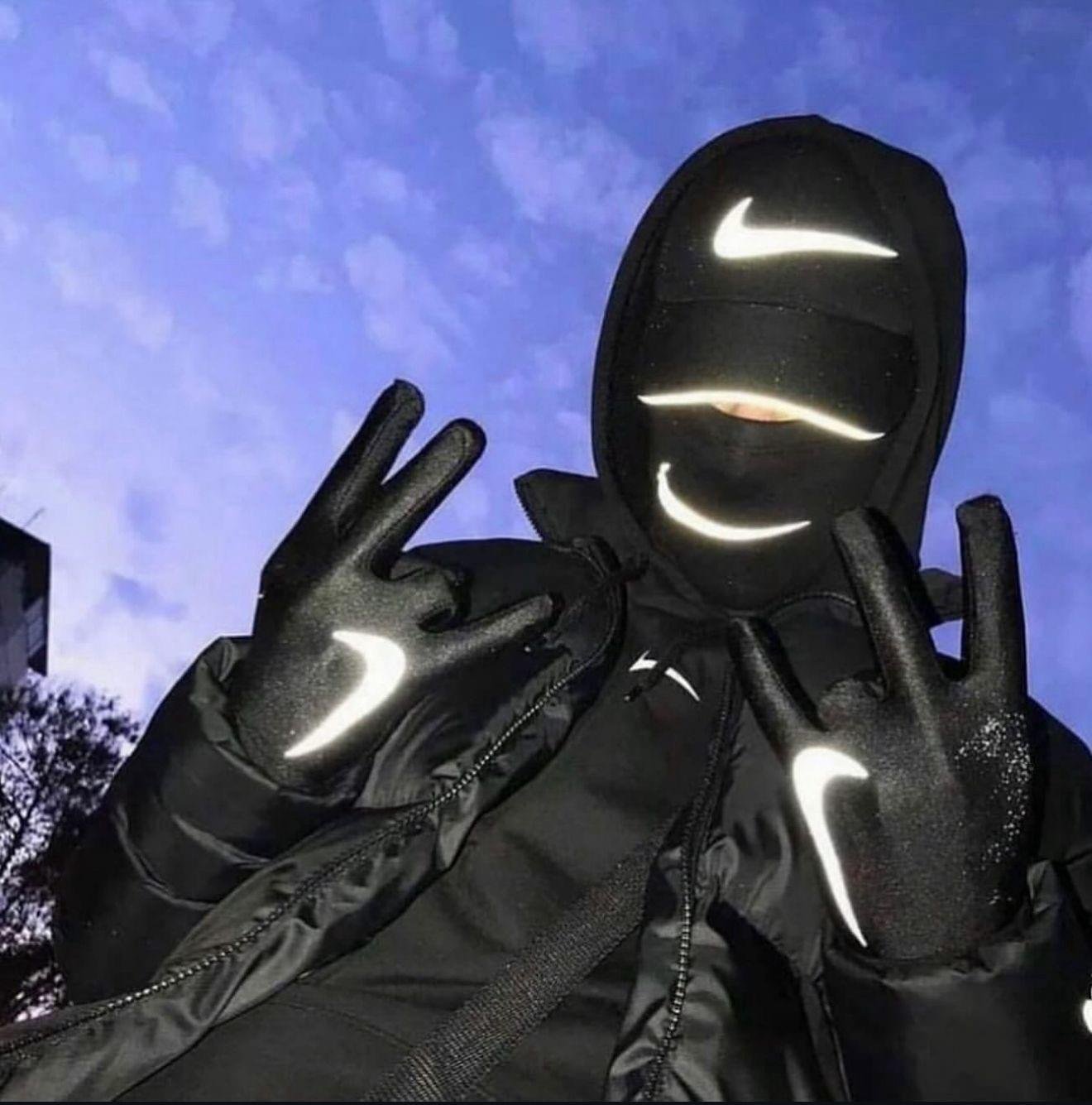 REFLEKTÖRLÜ MASKE+ELDİVEN 2'Lİ SET