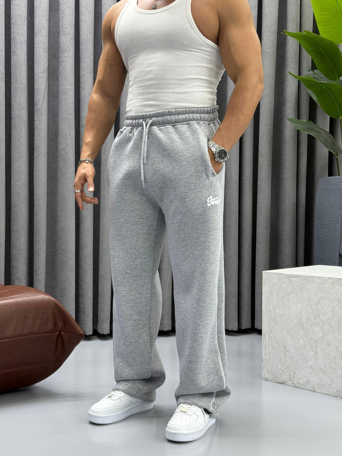STW BİYELİ GRİ EŞOFMAN
