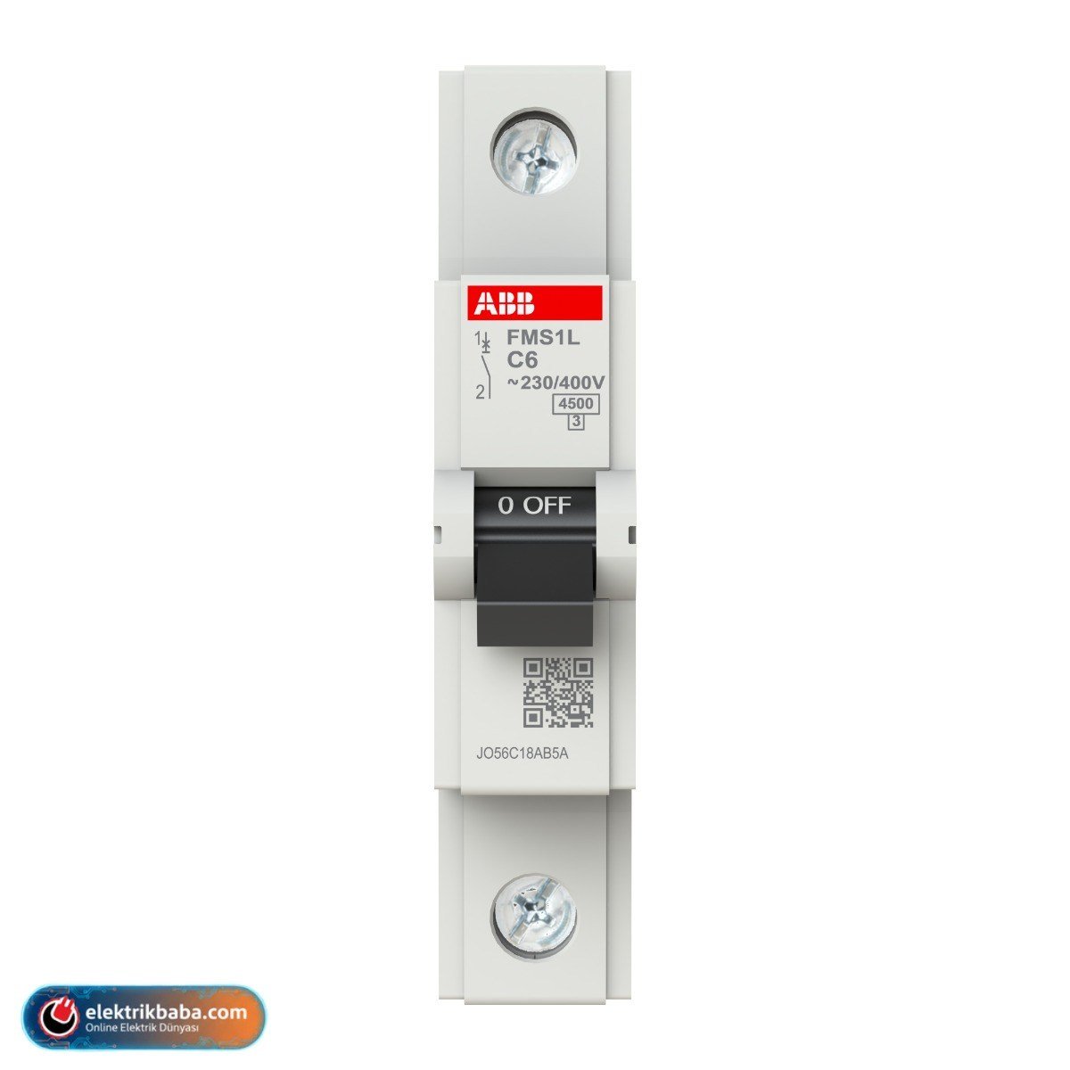 ABB OTO2TAZ151100R0064ABB OTO 2TAZ151100R0064 FORMULA 1 KUTUPLU 6A 4,5KA OTOMATIK SIGORTA
