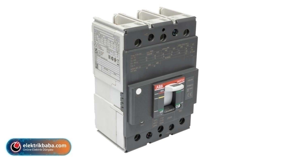 ABB XT1SDA100828R1ABB XT 1SDA100828R1 XT7S 1250A 50kA 3 KUTUPLU 1250A AYARLI KOMPAKT SALTER