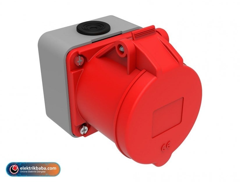 BEMISBC1-3505-2510BEMIS BC1-3505-2510 CEE NORM 5/32A 380V DUVAR PRIZ