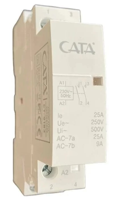 CATACT-9183CATA CT-9183 MODULER AYDINLATMA KONTAKTORU 25A