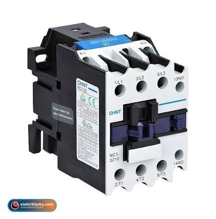 CHINT221550CHINT 221550 NC1-1810 / 24 VAC BOBINLI / 3 KUTUPLU / KONTAKTOR / 7,5KW / 18A / (AC-3) / 1NA YARDIMCI KONTAKLI