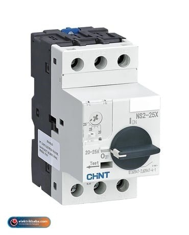 CHINT495184CHINT 495184 NS2X SERISI MOTOR KORUMA SALTERI - TERMIK MANYETIK - 4-6,3 A AKIM AYAR SAHALI - 2,2KW