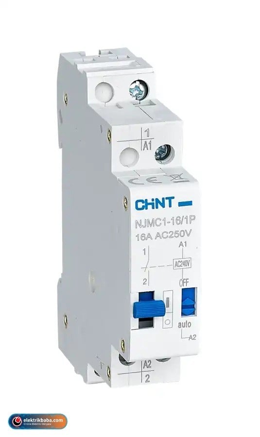 CHINT657012CHINT 657012 NJMC1 SERISI / DARBE AKIM ANAHTARI / 1 KUTUPLU / 16A / 220VAC BOBINLI