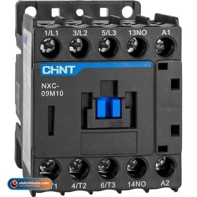 CHINT836576CHINT 836576 NXC-09M10 / 4 KW / 220VAC BOBINLI / 1NA YARDIMCI KONTAKLI / 3 KUTUPLU / MINI KONTAKTOR