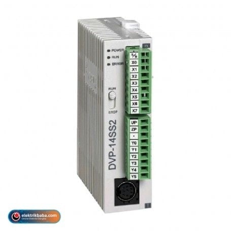 DELTADVP14SS211RDELTA DVP14SS211R 8 GIRIS 6 CIKIS ROLE PLC CPU MODUL