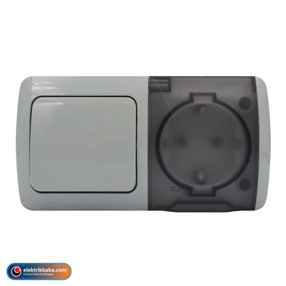 ELBIELBI-EVA-554-011500-920ELBI ELBI-EVA-554-011500-920 ANAHTAR-TOPRAKLI PRIZ KOMBINE S/U
