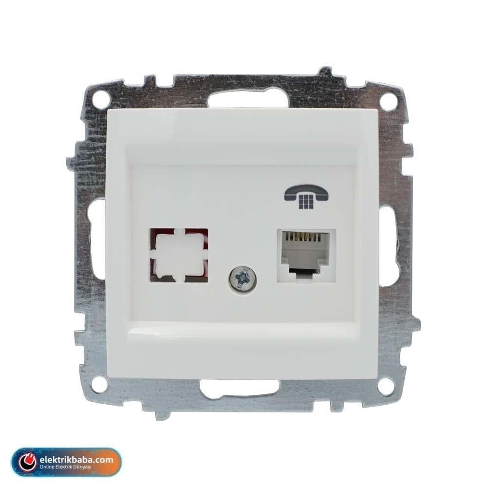 ELBIELBI-ZENA-609-010200-221ELBI ELBI-ZENA-609-010200-221 NUMERIS TELEFON PRIZI (RJ11 CAT3) S/A