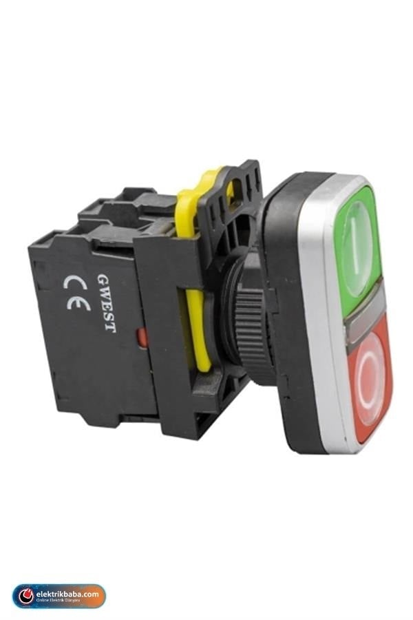 GWEST6062GWEST 6062 A5-11RD 220V. LED ISIKLI IKIZ BUTON