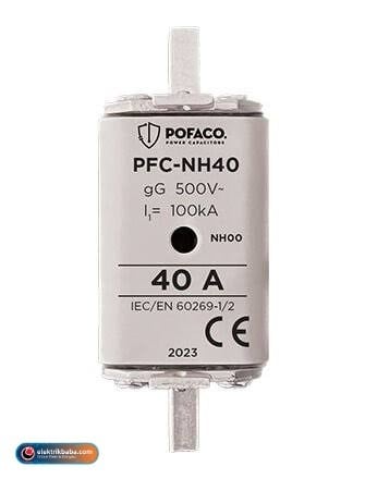 POFACOPFC-NH40POFACO PFC-NH40 40A NH00 BICAKLI SIGORTA