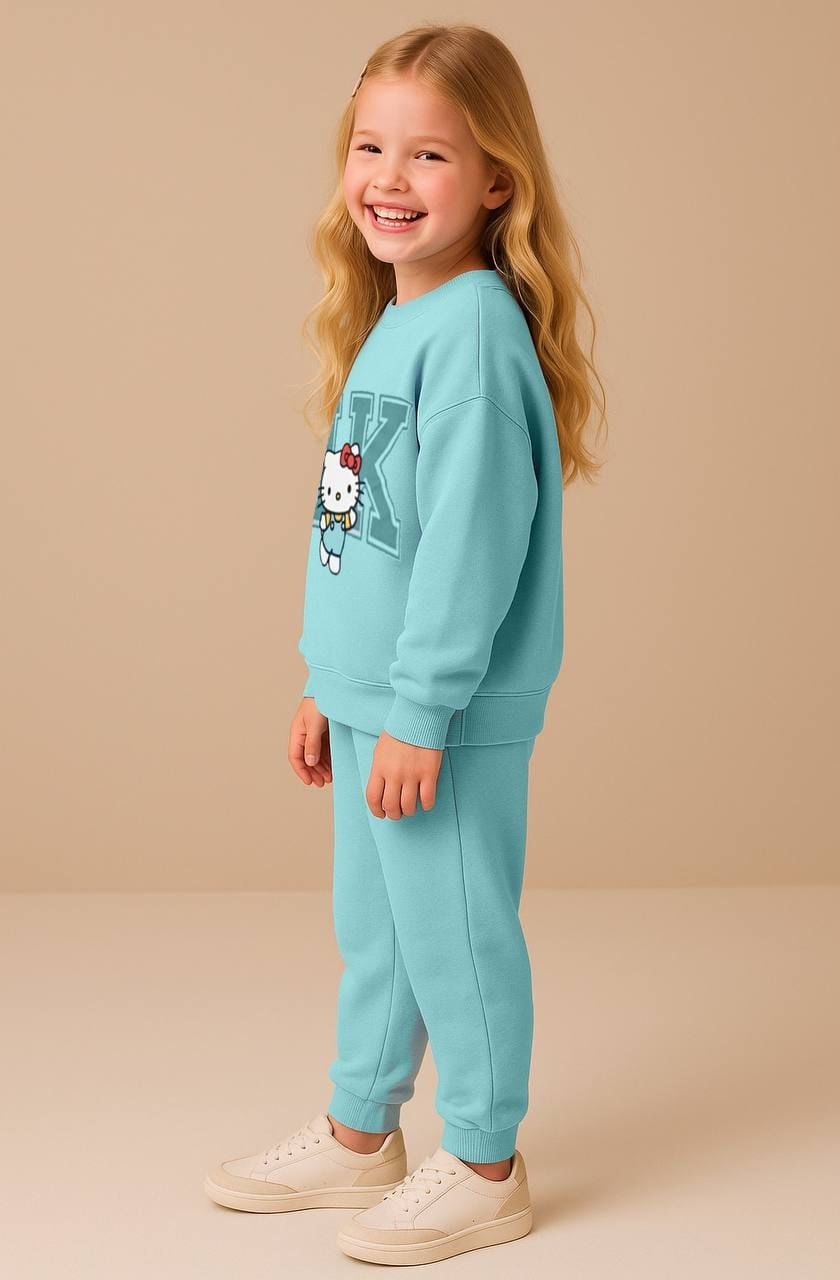 HELLO KITTY YEŞİL KIZ ÇOCUK TAKIM 2-8 YAŞ