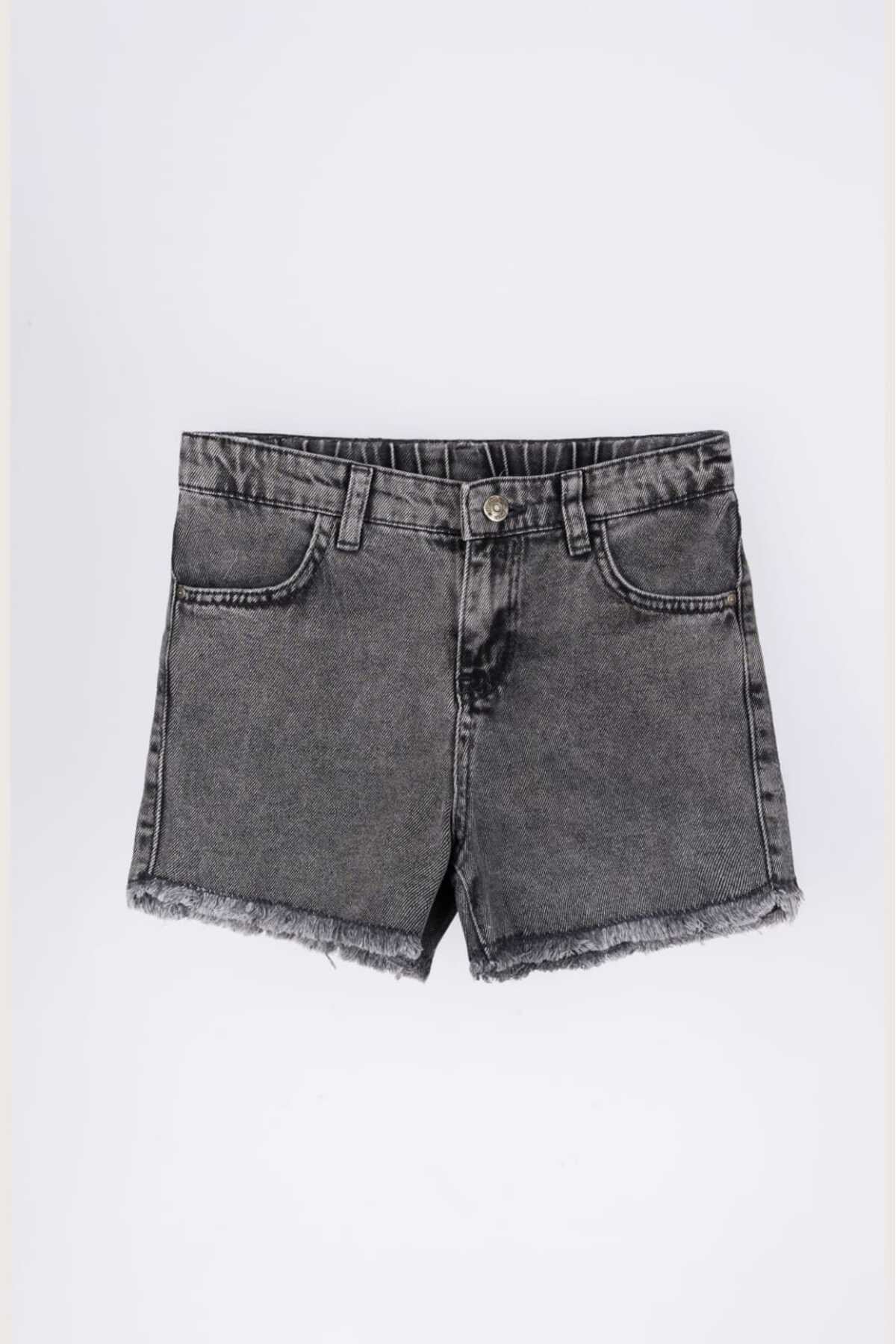 Yigit Butik Denim Kumaş Kız Çocuk Kot Şort