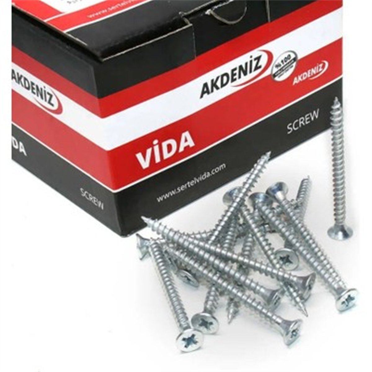 AKDENİZ SUNTA VİDASI 6.0 X 90 100 ADET