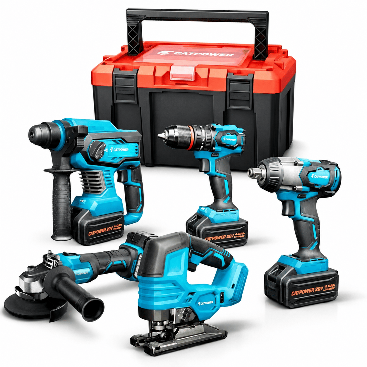 CATPOWER 4150 KÖMÜRSÜZ AKÜLÜ SET 20V 4.0aH Lİ-İON