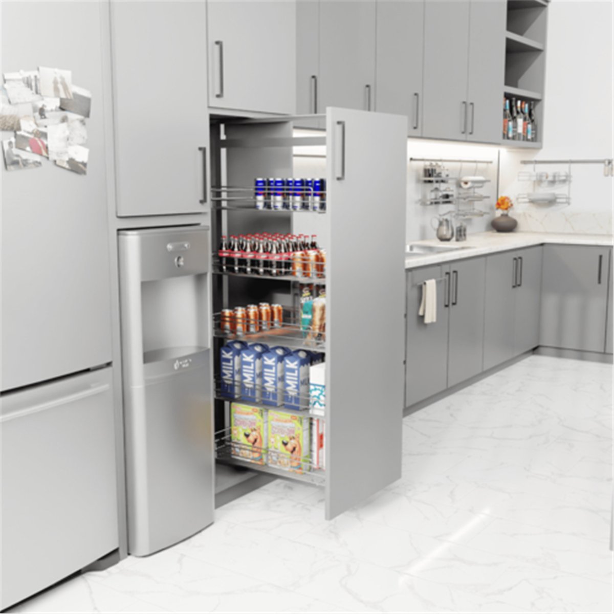 HUZUR 1400X1550X300 TELESKOPİK RAYLI KİLER 300