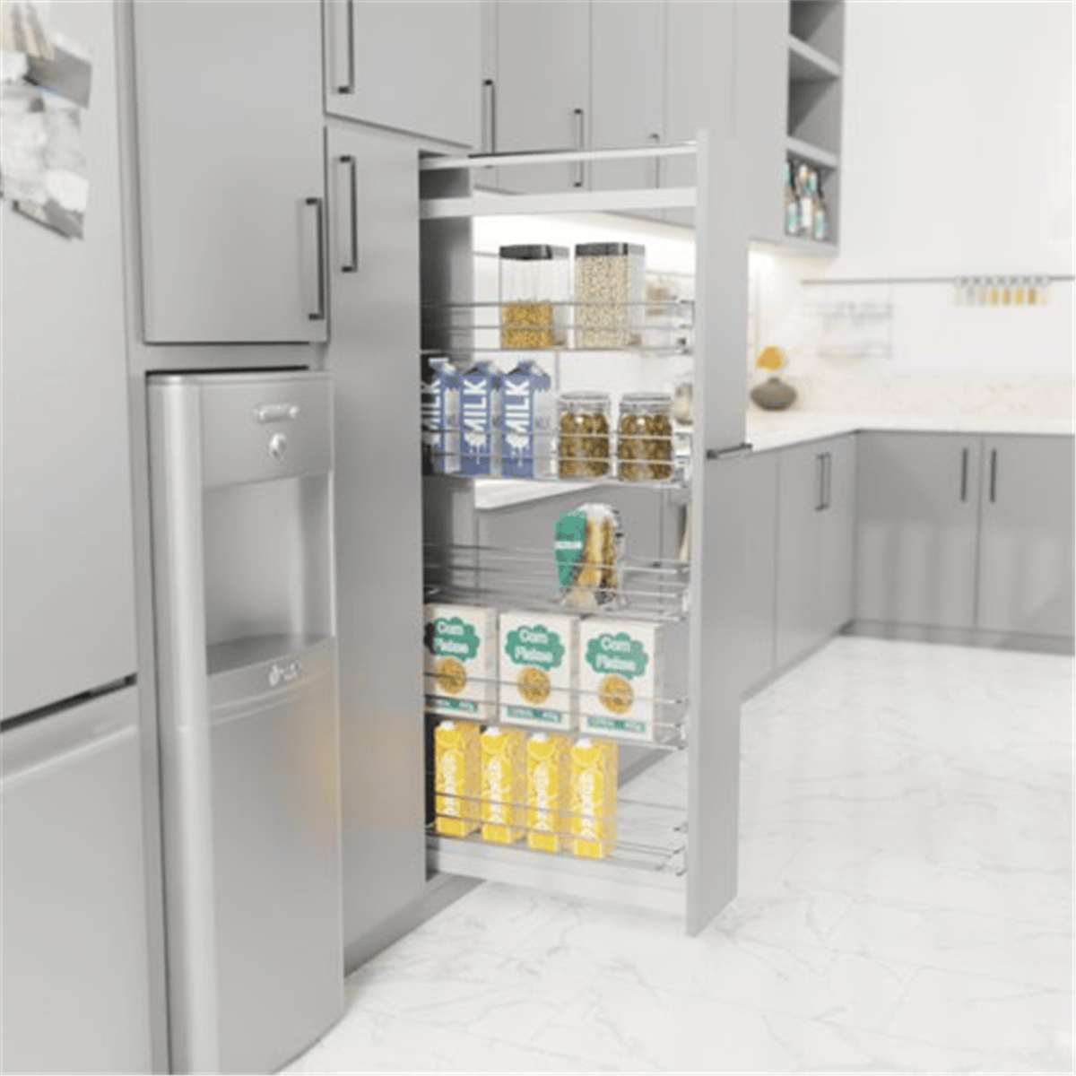 HUZUR 1700X1850X350 TELESKOPİK RAYLI KİLER M:350