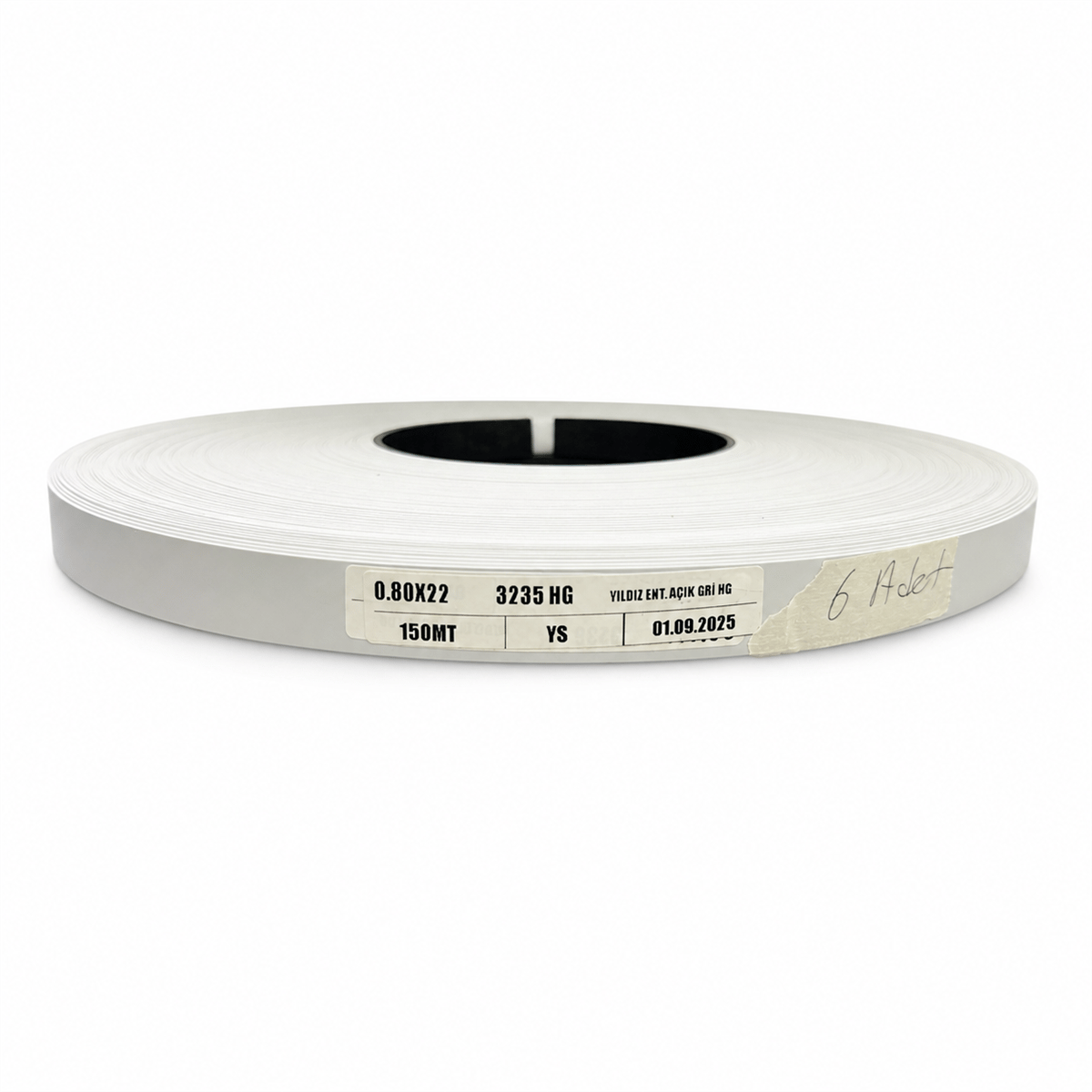 KENAR BANDI PVC 0.8 MM 22 MM YILDIZ AÇIK GRİ HG