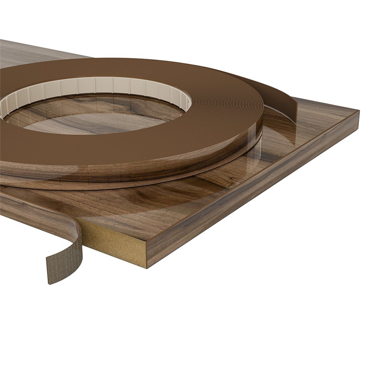 KENAR BANDI PVC 0,80MM 22MM MİLANO CEVİZ