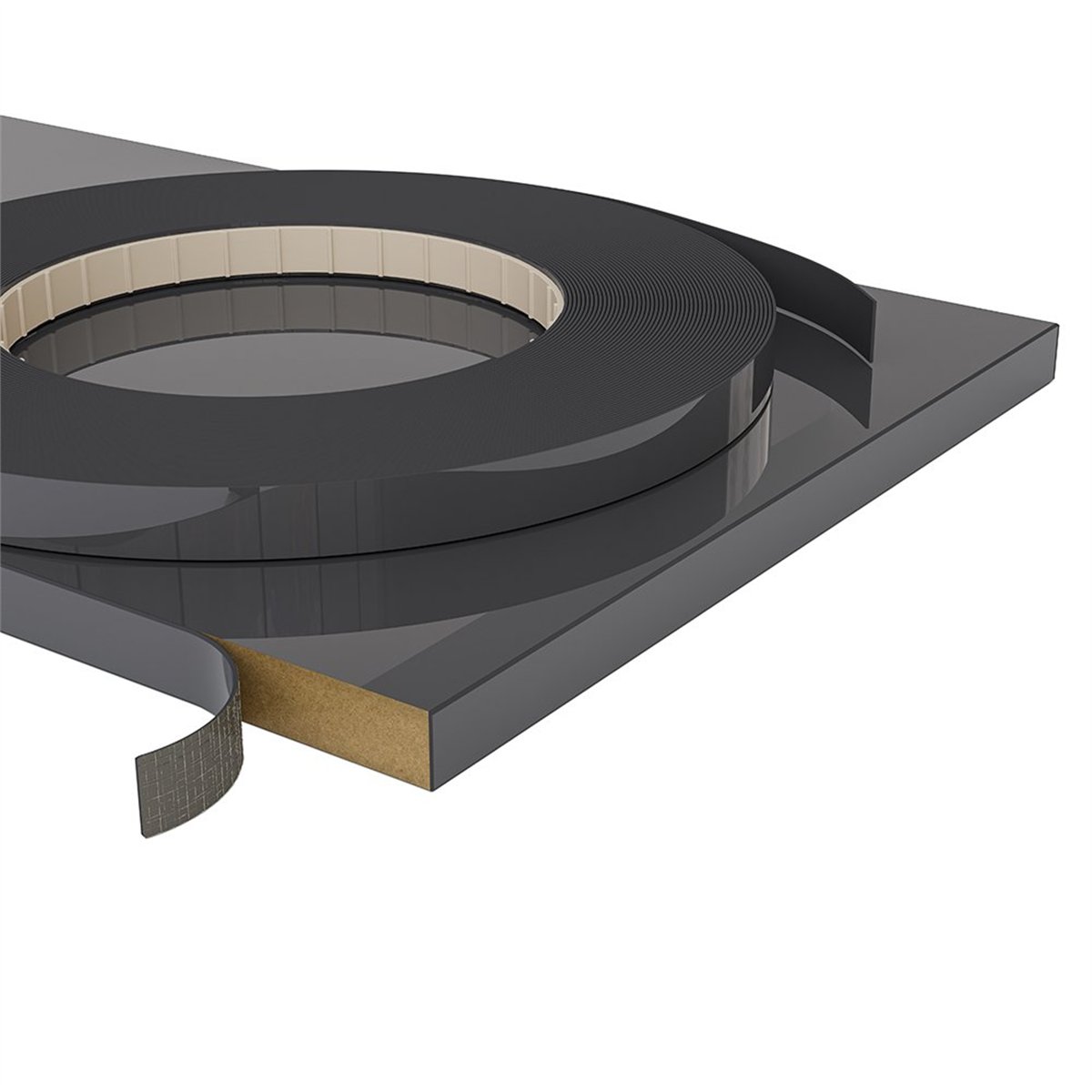 KENAR BANDI PVC 0,8MM 22MM ANTRASİT LED