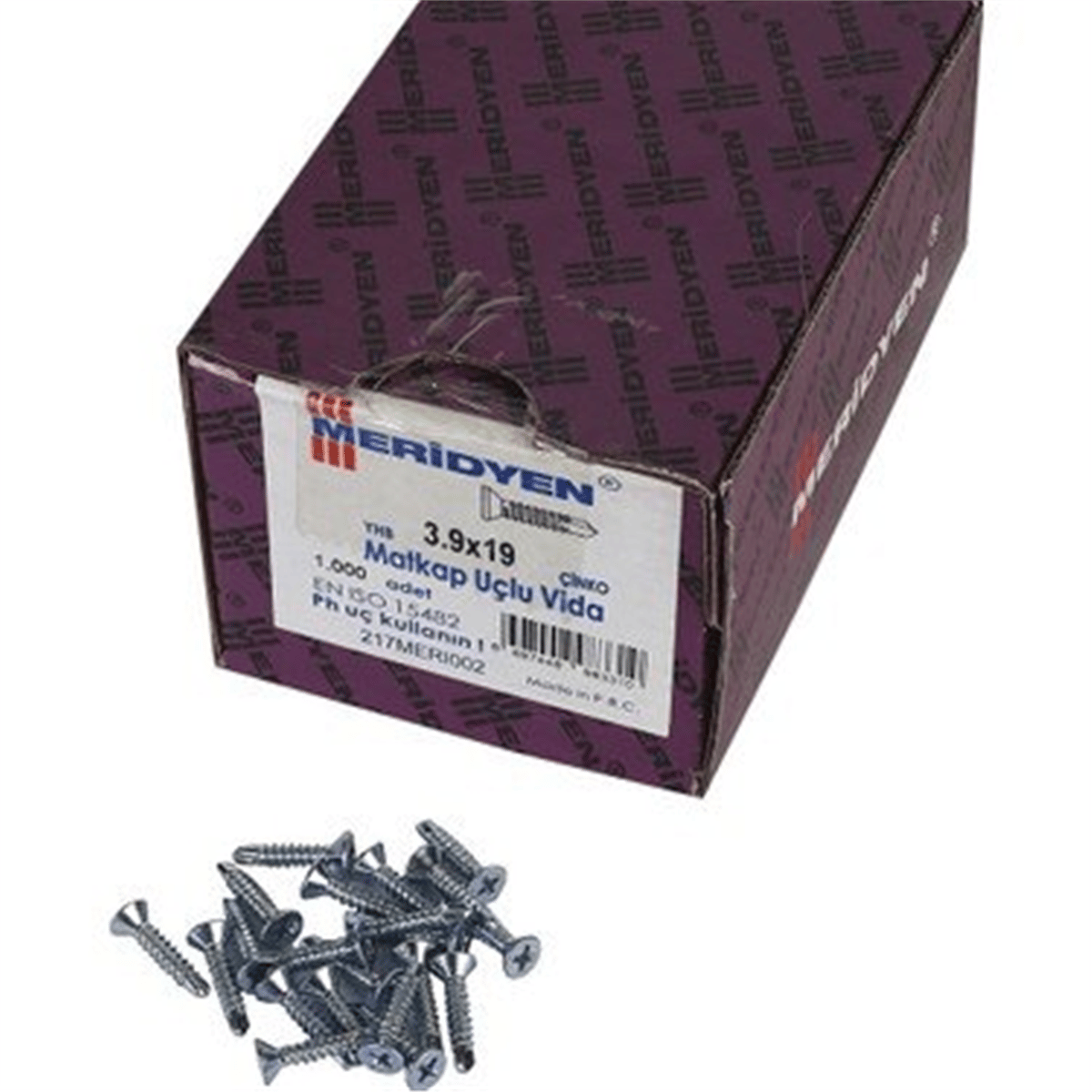 MERİDYEN YHB MATKAP UCLU VİDA 3.9 X 19 1000 AD