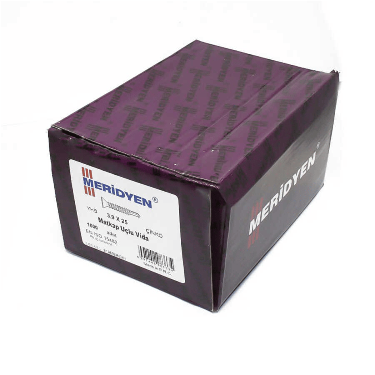 MERİDYEN YHB MATKAP UCLU VİDA 3.9 X 25 1000 AD