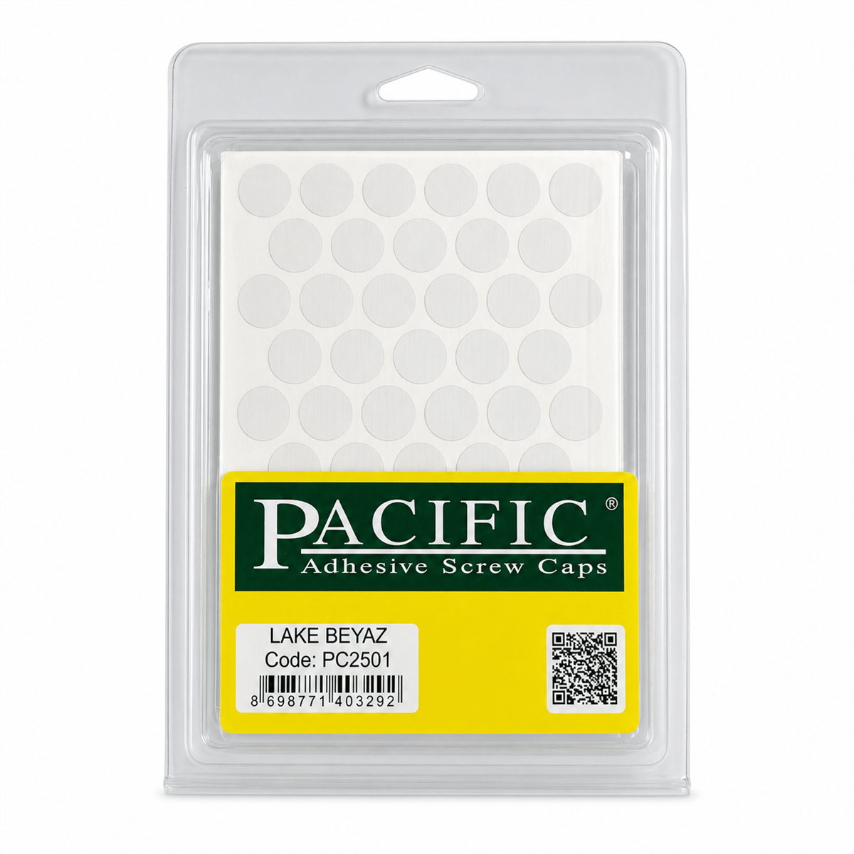 PVC VİDA TAPA MAT LAKE BEYAZ  PACIVIC