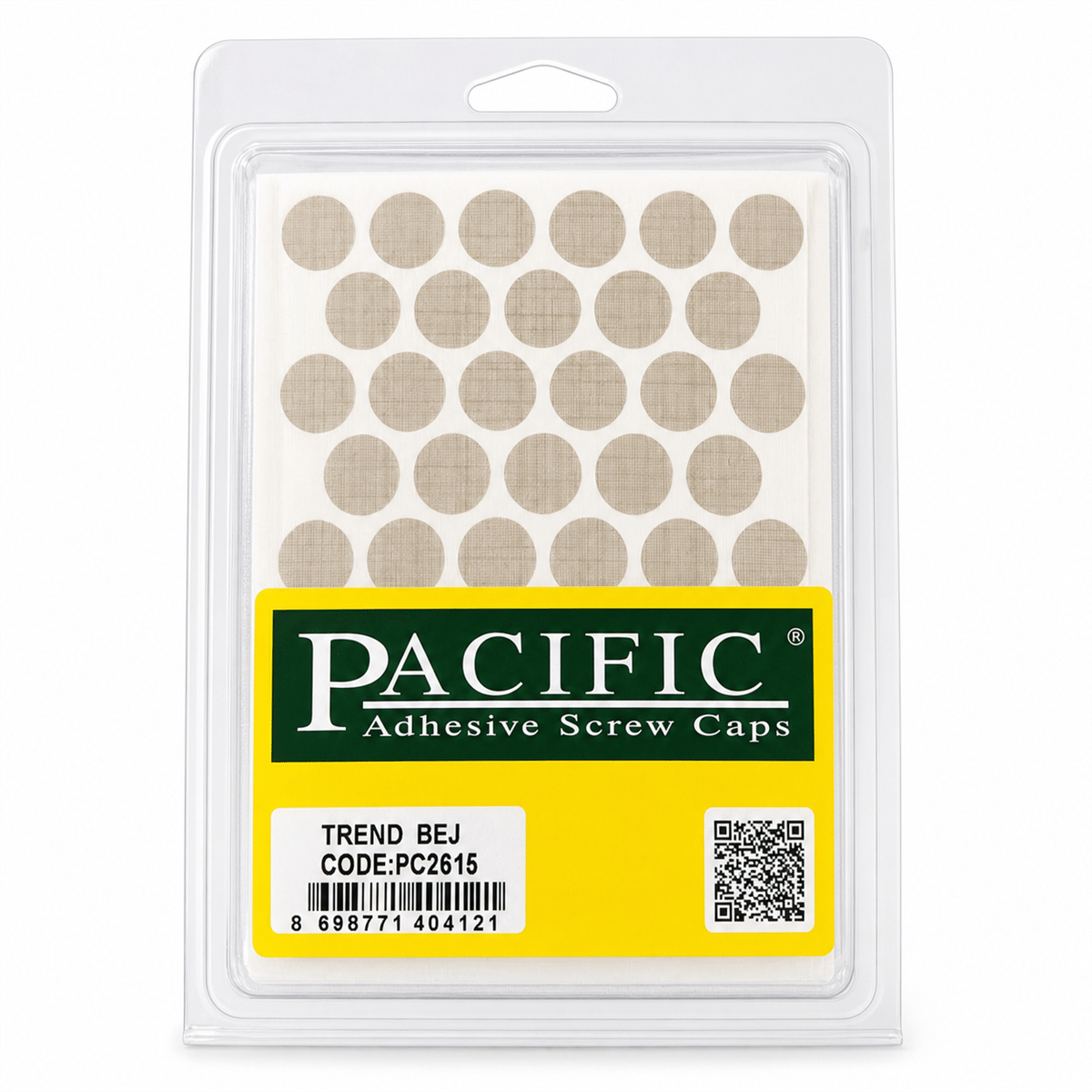 PVC VİDA TAPA MAT TREND BEJ PACIVIC