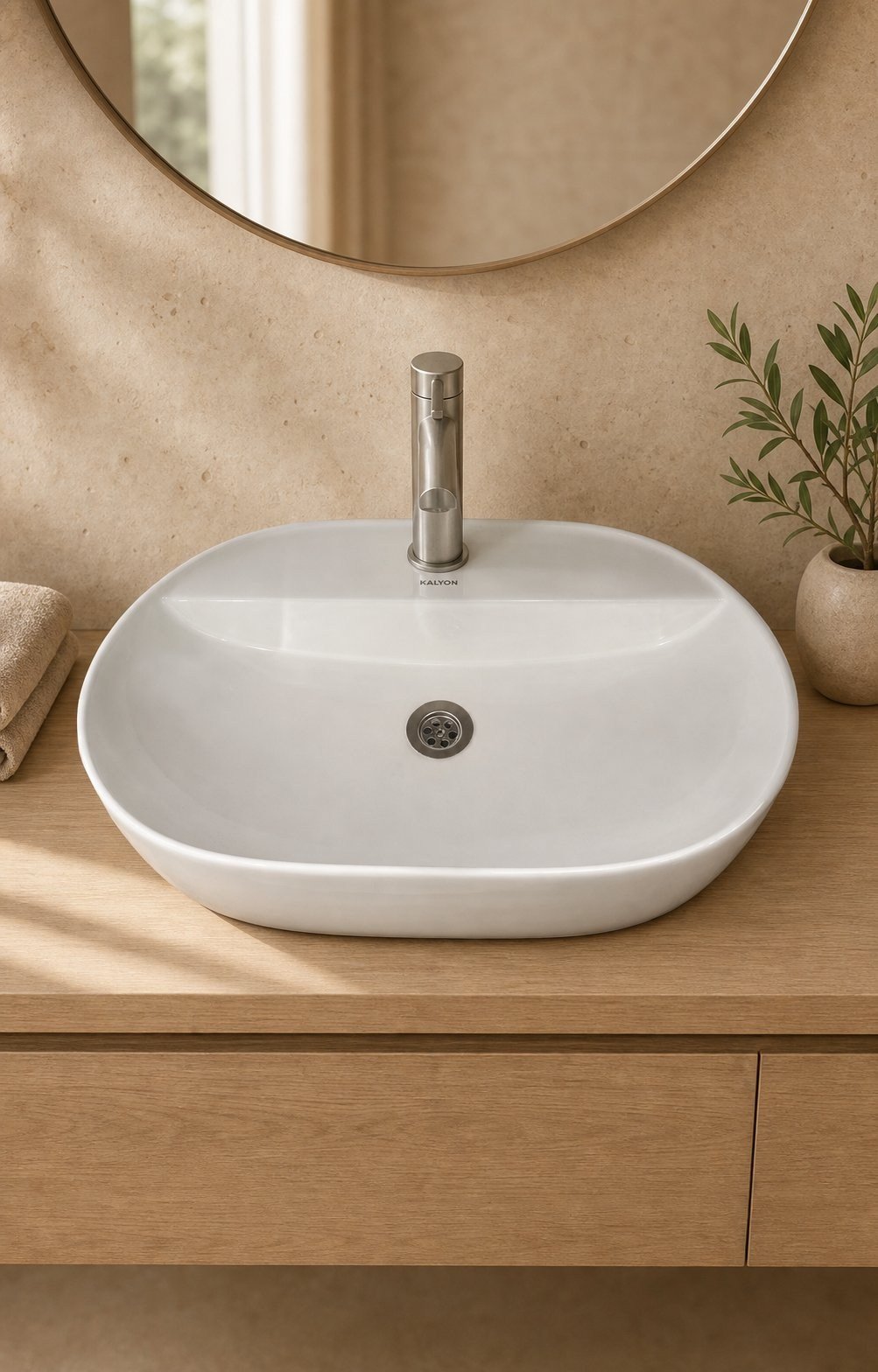 S5149 SERAMİK LAVABO 500X175X130 BEYAZ