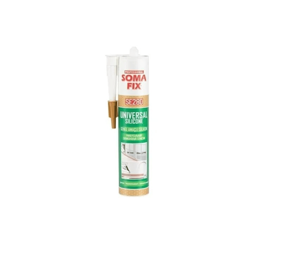 SOMAFİX SİLİKON ŞEFFAF 280 GR