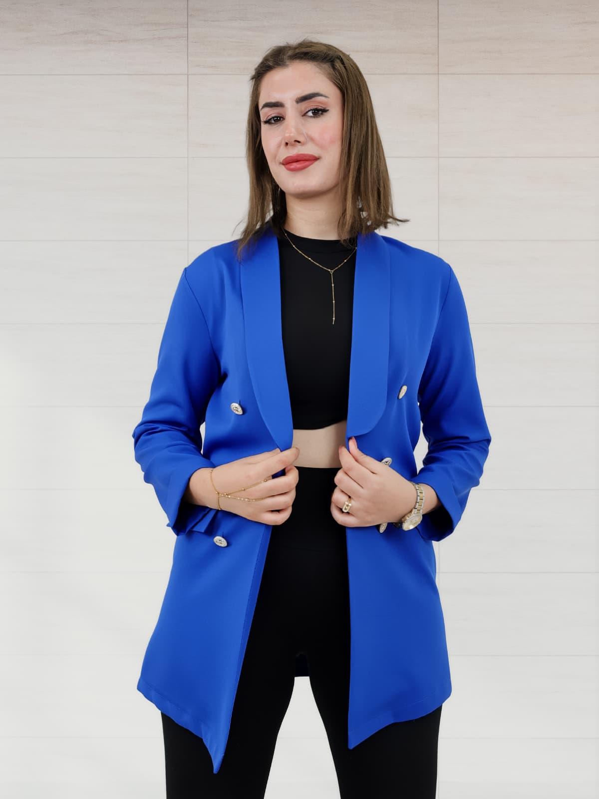 Şal Yaka Blazer Ceket Lacivert
